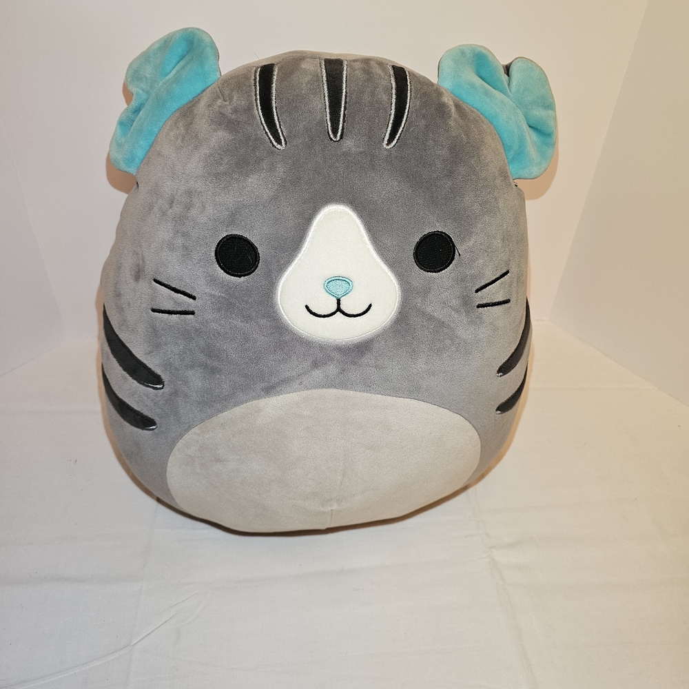 Squishmallows Gray and Blue Plush
